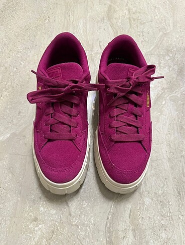 Puma mayze fuşya deri snekaer