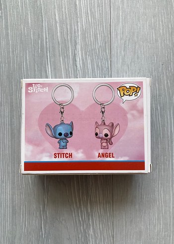  Beden Renk Funko Disney Stitch & Angel Anahtarlık