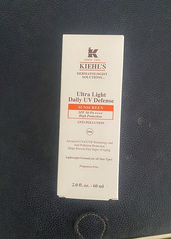 Kiehl's Ultra Light Günlük Güneş Koruyucu SPF 50
