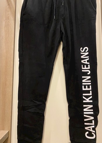 Calvin Klein Siyah Baskılı Erkek Eşofman Altı