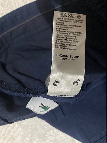 36 Beden Orjinal Lacoste yazlık pantolon