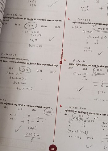 Benim Hocam 27 Haziran 2021 AYT Matematik Soru Bankası