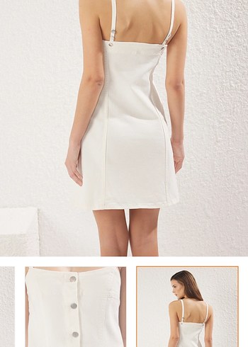 MİLLA KOT ELBİSE - Görsel 4