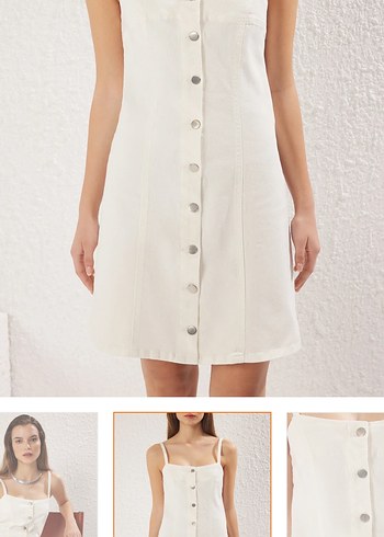 MİLLA KOT ELBİSE - Görsel 3