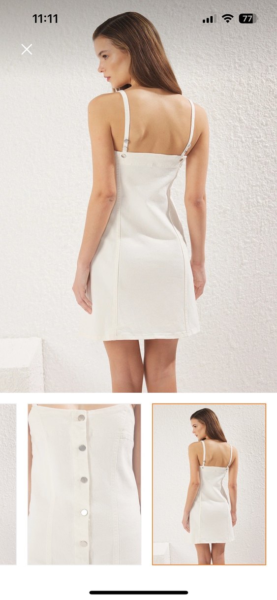 MİLLA KOT ELBİSE - Görsel 4