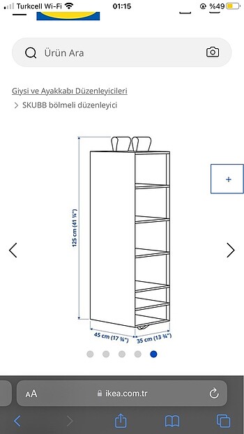 Ikea Dolap İçi raf