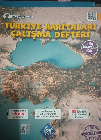  Beden Renk Tyt cografya ders notları ve Türkiye haritaları çalışma defteri 