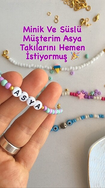 4 parça çocuk bilekliği