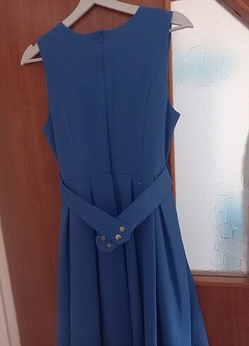 m Beden Kadın mavi elbise