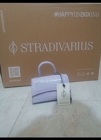 Stradivarius yılan derili çapraz çanta 