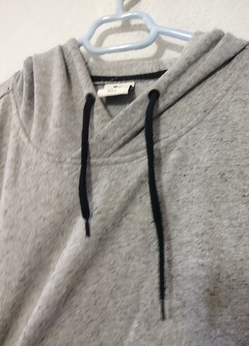 Defacto Gri kapusonlu sweatshirt 