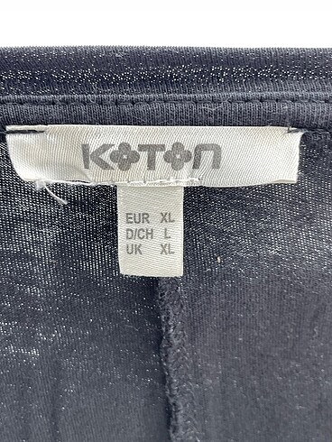 xl Beden siyah Renk Koton T-shirt %70 İndirimli.