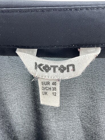 40 Beden siyah Renk Koton Bluz %70 İndirimli.