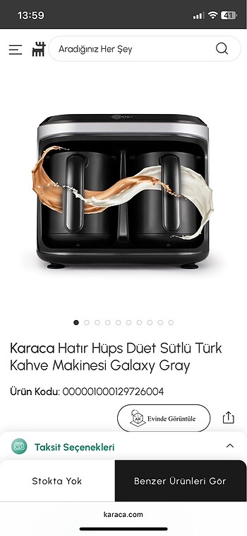 Kahve makinesi