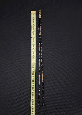 Damla Kehribar-Karışık Doğaltaş Bohem Kolye - Görsel 2