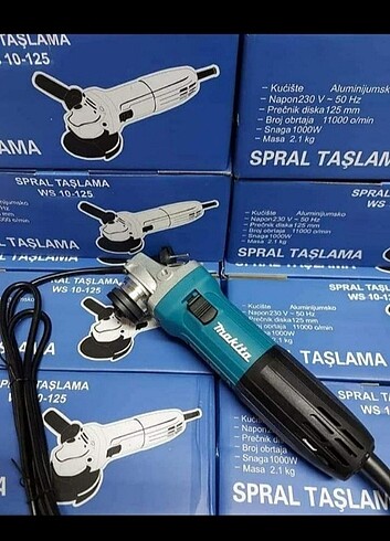 AVUÇ İÇİ TAŞLAMA SPRAL DEVİR AYARLI 