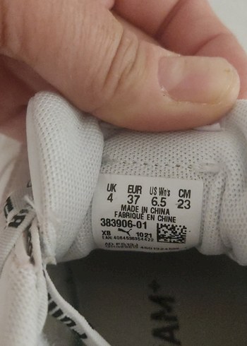 37 Beden beyaz Renk Puma Beyaz Kadın Spor Ayakkabı