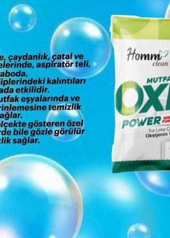 Diğer Hommy Mutfak Oxi Toz Leke Çıkarıcı