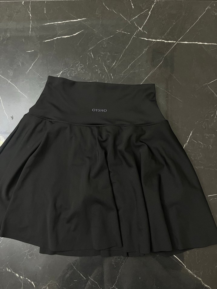 Siyah Pilili Mini Etek - Görsel 3