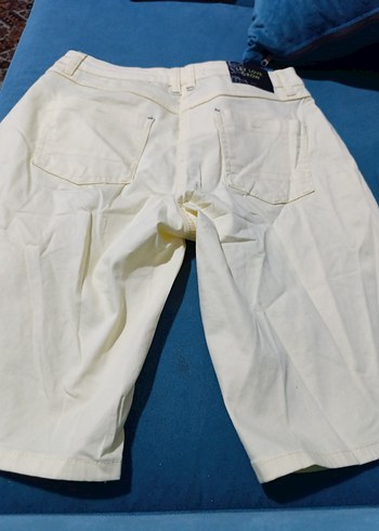 Kadın sarı Kısa Bermuda Şort - Görsel 6