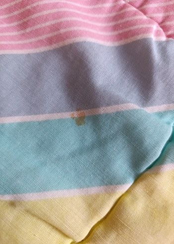 Pastel Renkli Batik çift kişilik elyaf yorgan - Görsel 5