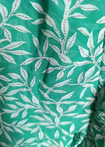 Yeşil Renkli Bohem Uzun Elbise - Görsel 8