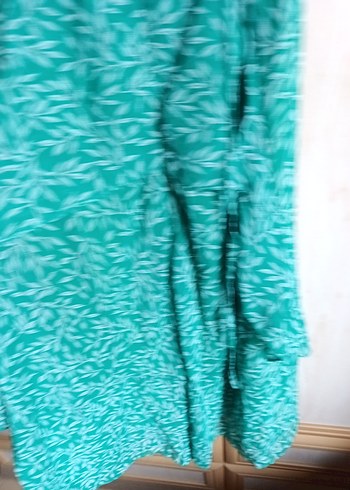 Yeşil Renkli Bohem Uzun Elbise - Görsel 9