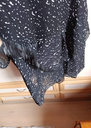 Siyah Fırfırlı Uzun Askısız Abiye Elbise - Görsel 4