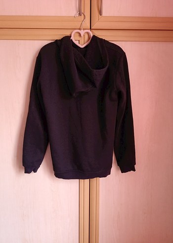 Siyah Grunge Baskılı Kadın Sweatshirt - Görsel 3