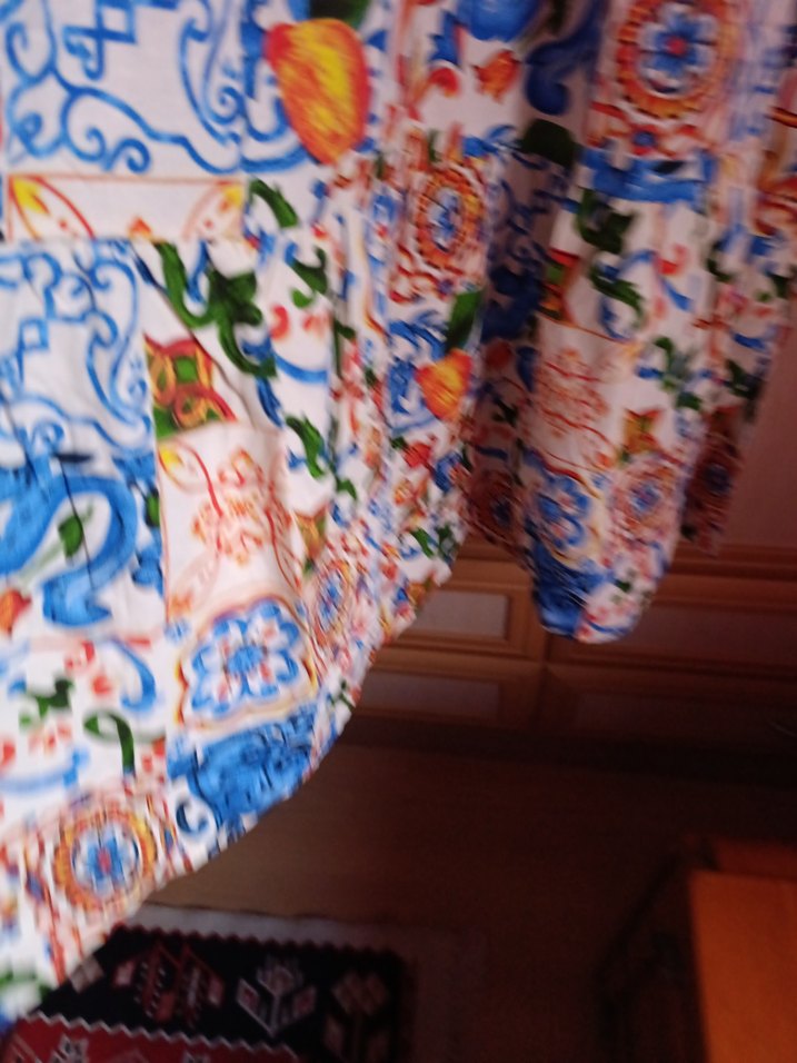 Bohem Çok Renkli Uzun Elbise - Görsel 3