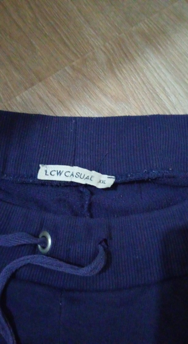 XXL erkek Lacivert Rahat Kesim Eşofman Altı - Görsel 2