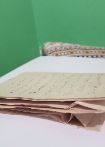 El Yazması Şiir notlar beyit antika koleksiyon Osmanlıca - Görsel 6