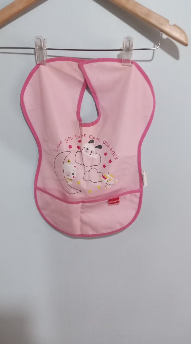 Pembe Bebek mama Önlüğü cepli büyük - Görsel 4