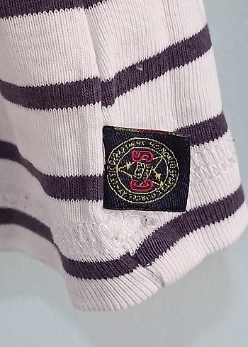 pamuk penye sarı pembe siyah beyaz çizgili - Görsel 6