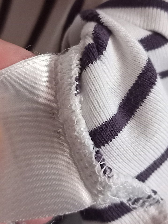 pamuk penye sarı pembe siyah beyaz çizgili - Görsel 5