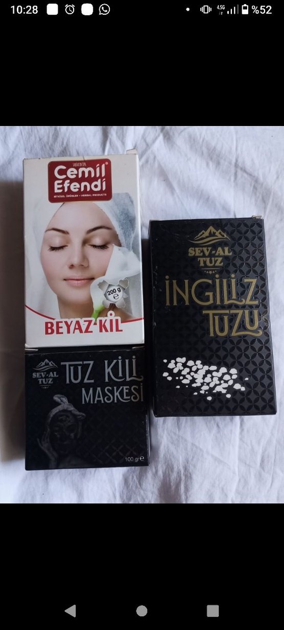 Epsom Tuz, Tuz Kili Maskesi ve Beyaz Kil Seti - Görsel 2