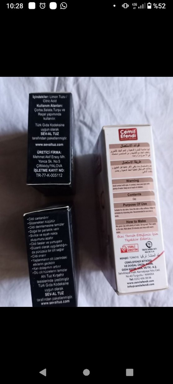 Epsom Tuz, Tuz Kili Maskesi ve Beyaz Kil Seti - Görsel 3