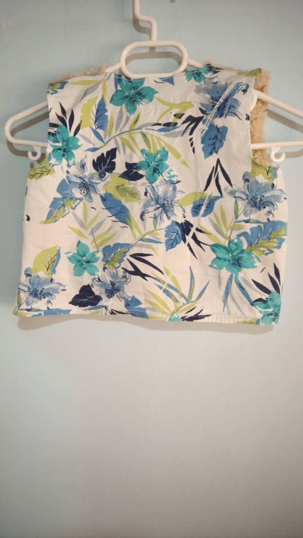 Kızlar için Bej Peluş Yelek - Görsel 3