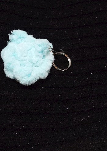 puffy yumuşacık hediyelik çiçek Anahtarlık - Görsel 6