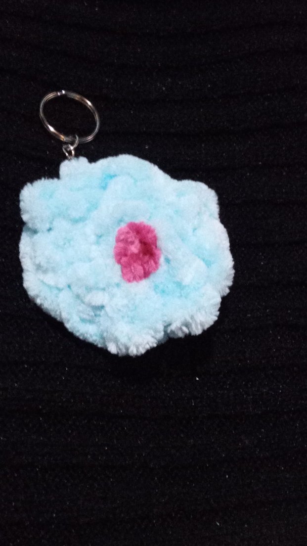 puffy yumuşacık hediyelik çiçek Anahtarlık - Görsel 4