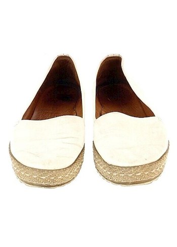 Beyaz Espadril Bambi hakiki deri - Görsel 4