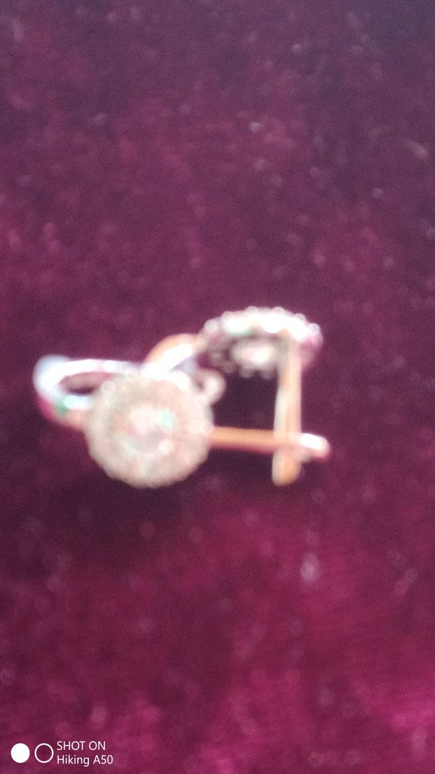 925 Ayar Gümüş Zirkon Taşlı Klipsli Küpe - Görsel 4