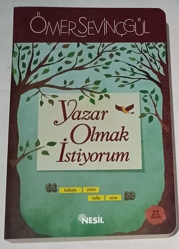 Yazar olmak istiyorum