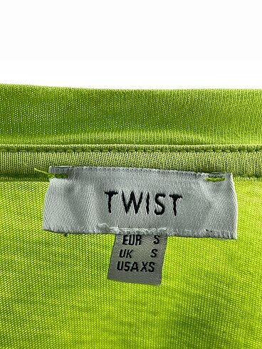 s Beden yeşil Renk Twist T-shirt %70 İndirimli.