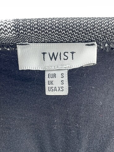 s Beden siyah Renk Twist Bluz %70 İndirimli.