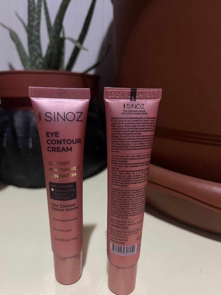 Sinoz Göz Çevresi Bakım Kremi Pembe - Görsel 2