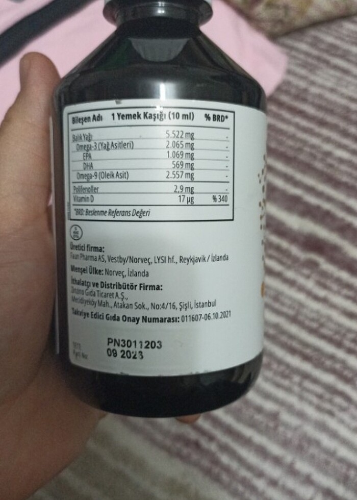 Zinzino balanceoil  300ml - Görsel 3