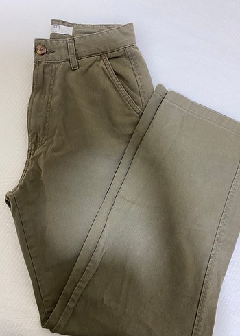 36 Beden stradivarius haki kargo pantolon