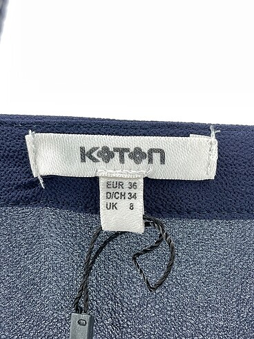 36 Beden lacivert Renk Koton Bluz %70 İndirimli.