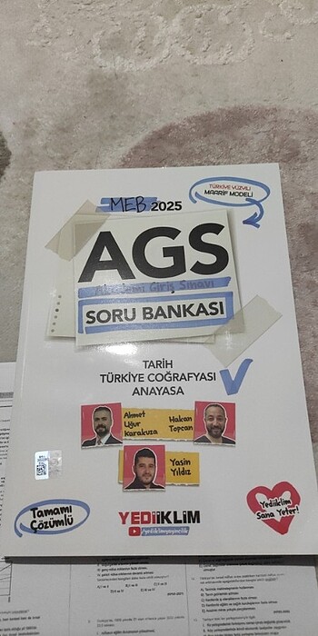 Yediiklim ags soru bankası